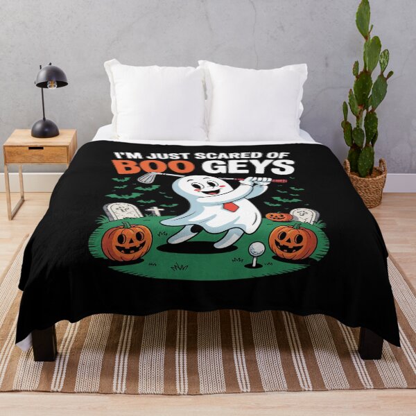 Item preview, Just Scared Of Bogeys Ghost Golf Halloween  designed and sold by lilLilaBatArt.