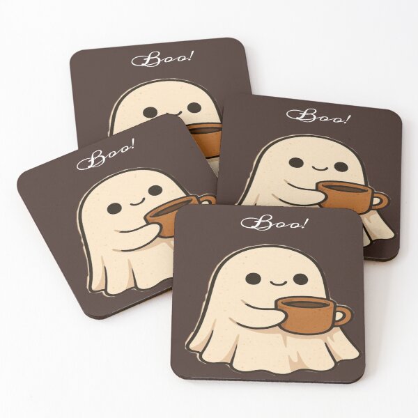 Item preview, Cute Ghost Sipping Tea Artwork  designed and sold by NivyasArtistry.