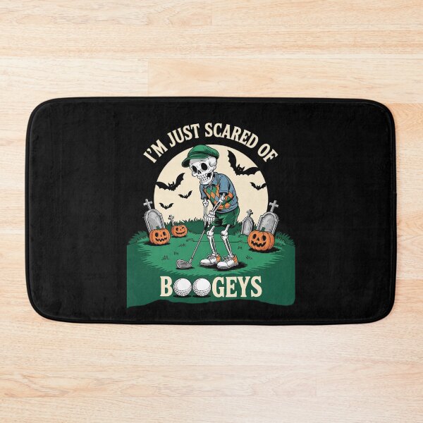 Item preview, Just Scared Of Bogeys Skeleton Golf Halloween  designed and sold by lilLilaBatArt.