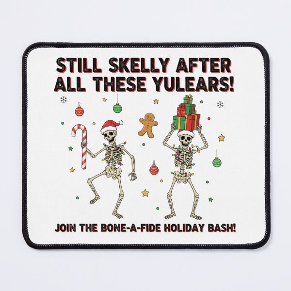 Item preview, Dead Inside But Jolly AF - Funny Christmas Skeletons Party designed and sold by designwiss.