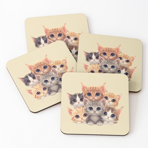 Item preview, Six Adorable Kittens, lovely cats designed and sold by SweetRossel.