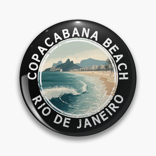 Item preview, Copacabana Beach - Rio de Janeiro (with White Lettering) designed and sold by VelvetRoom.