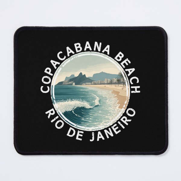 Item preview, Copacabana Beach - Rio de Janeiro (with White Lettering) designed and sold by VelvetRoom.