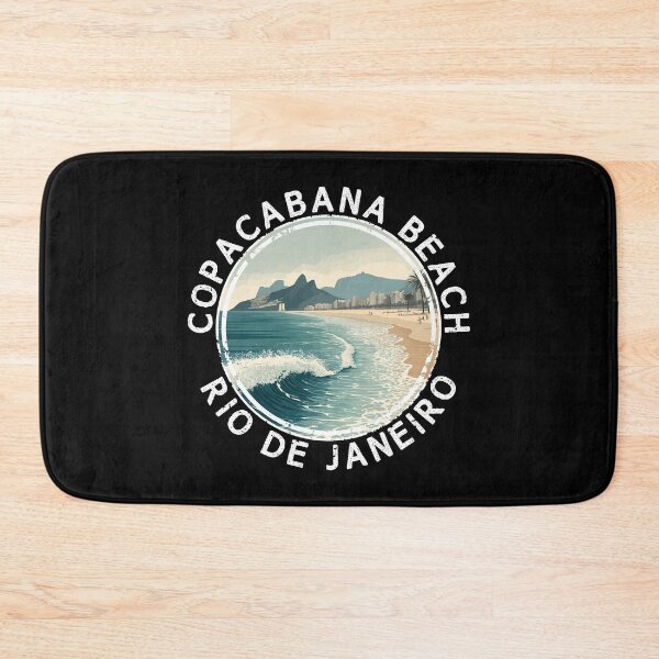 Item preview, Copacabana Beach - Rio de Janeiro (with White Lettering) designed and sold by VelvetRoom.