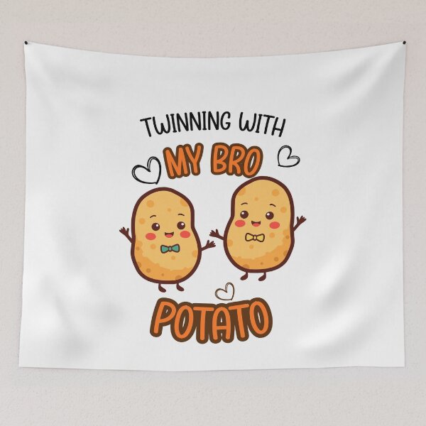 Item preview, Twinning with My Bro Potato designed and sold by MarcelooArt.