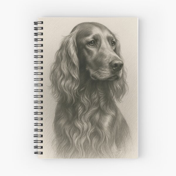Item preview, Elegant Red Setter Pencil Drawing Dog Illustration designed and sold by Dog Art Studio.