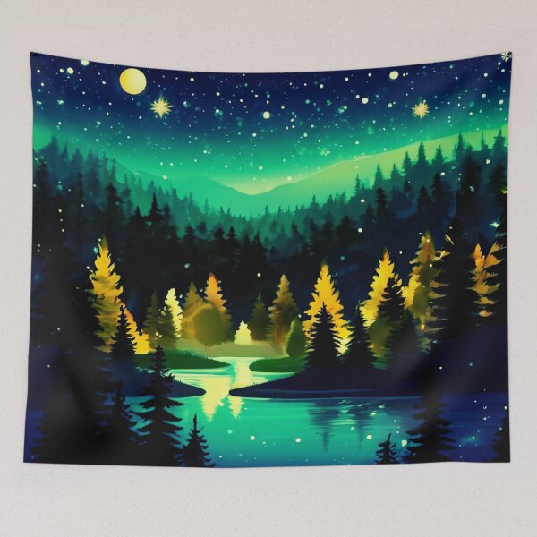 Item preview, Magical Coniferous Forest. designed and sold by Zofia Sosnecka.