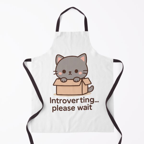 Item preview, Introverting… Please Wait – Cat | CutiVerse designed and sold by CutiVerse.