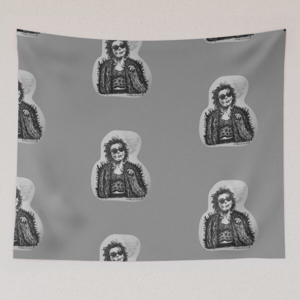 Item preview, Marla Singer Fan Art – Grunge Ink Illustration Inspired by Fight Club designed and sold by from here 2 mars.