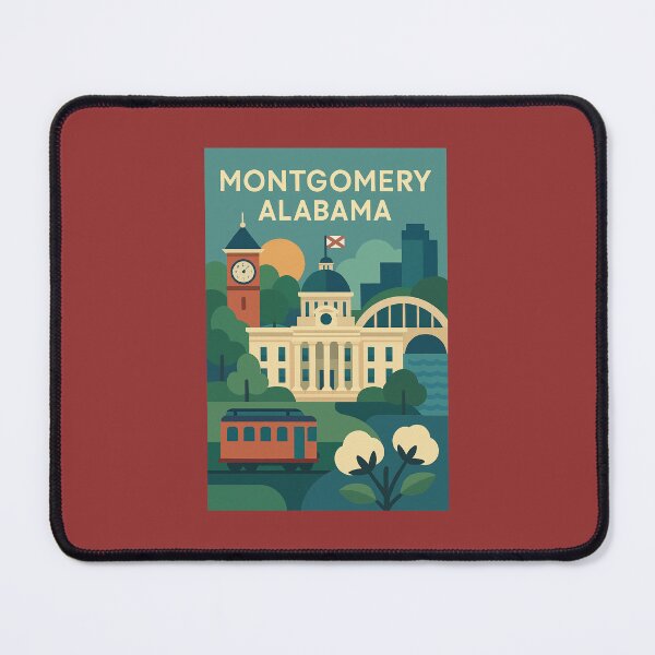 Item preview, Montgomery Alabama designed and sold by Broken Antler Designs .