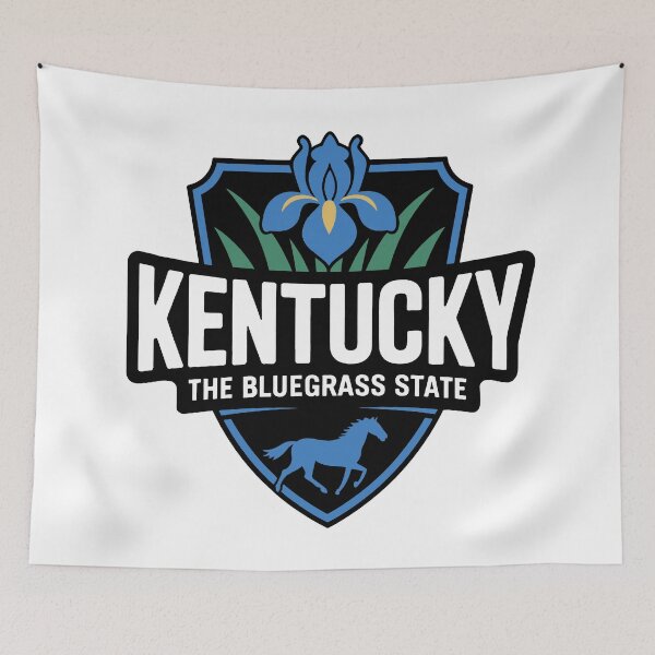 Item preview, Kentucky The Bluegrass State designed and sold by Traveldrawings.