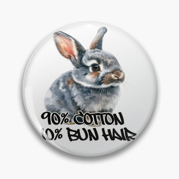 Item preview, Small grey rabbit, 90% cotton, 10% bun hair designed and sold by LiskoDesign.