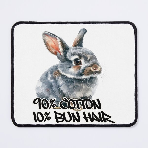 Item preview, Small grey rabbit, 90% cotton, 10% bun hair designed and sold by LiskoDesign.