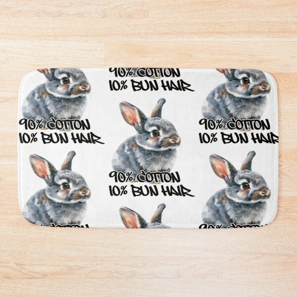 Item preview, Small grey rabbit, 90% cotton, 10% bun hair designed and sold by LiskoDesign.