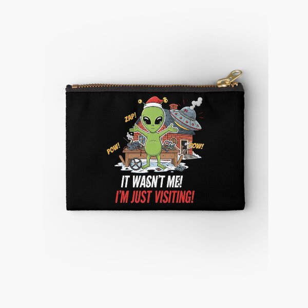 Item preview, Alien Visitor Causing Holiday Chaos designed and sold by Silent Watch Threads..