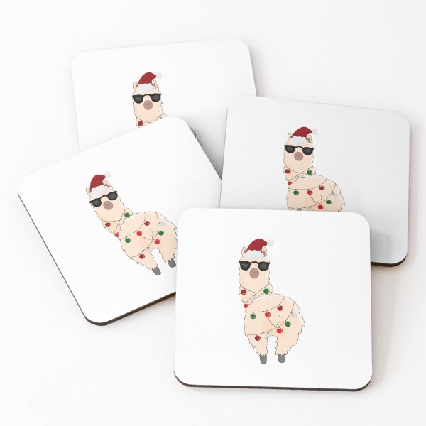 Item preview, sassy Christmas alpaca designed and sold by marlenamyr.