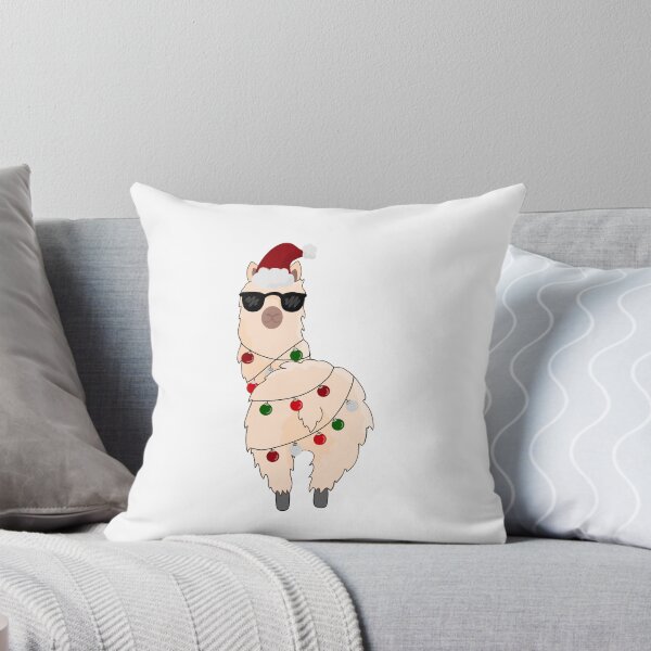 Item preview, sassy Christmas alpaca designed and sold by marlenamyr.