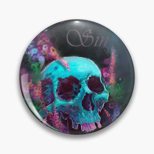 Item preview, Spring time skull art designed and sold by Sintrio.