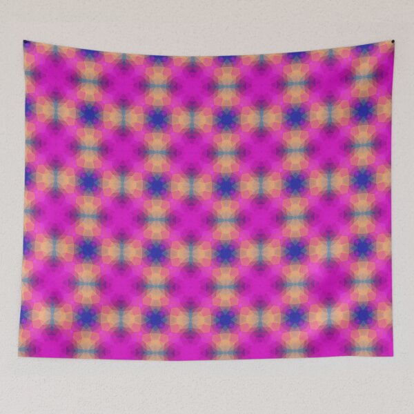 Item preview, lilac triangles purple seamless colorful repeat pattern designed and sold by Abrahamjrnd.