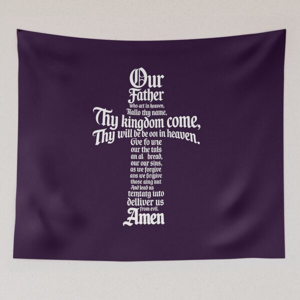 Item preview, Our Father Cross Prayer designed and sold by PrintAtelier.