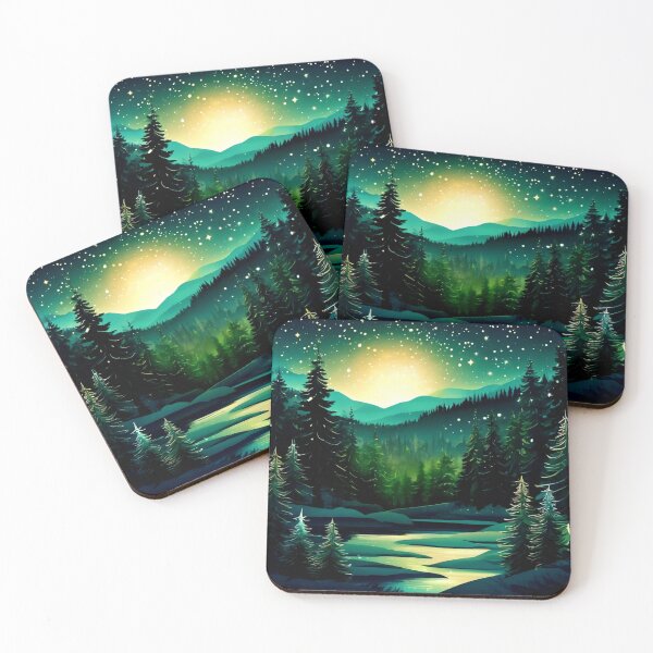 Item preview, Magical Coniferous Forest. designed and sold by Zofia Sosnecka.