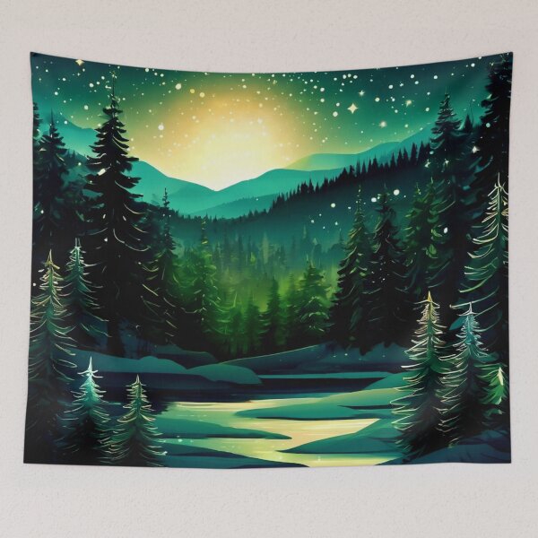 Item preview, Magical Coniferous Forest. designed and sold by Zofia Sosnecka.