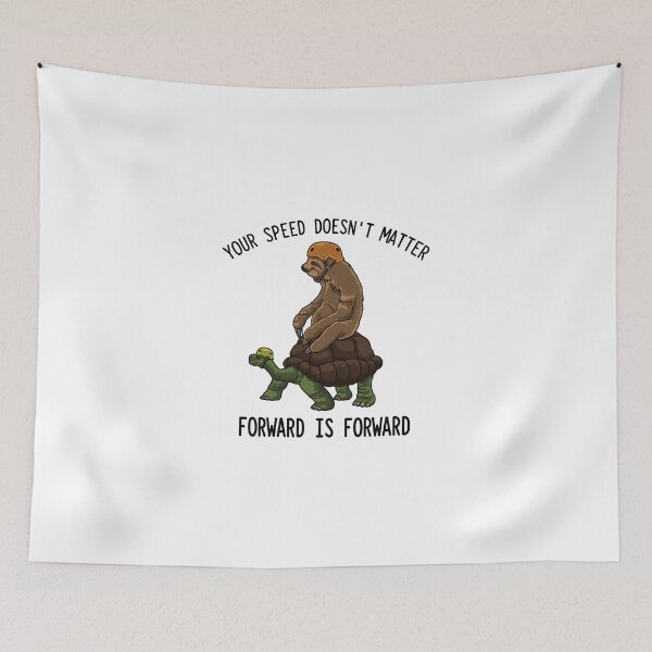 Item preview, Your Speed Doesn't Matter Forward Is Forward T-Shirt designed and sold by Bewtm12.