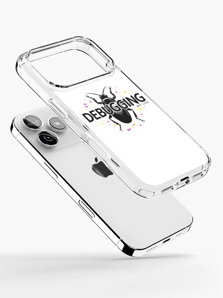 Thumbnail 2 of 5, iPhone Case, Debugging designed and sold by TheSweetStack.