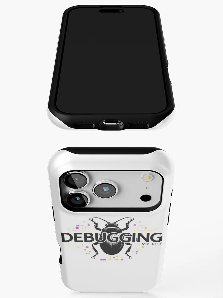 Thumbnail 3 of 4, iPhone Case, Debugging designed and sold by TheSweetStack.