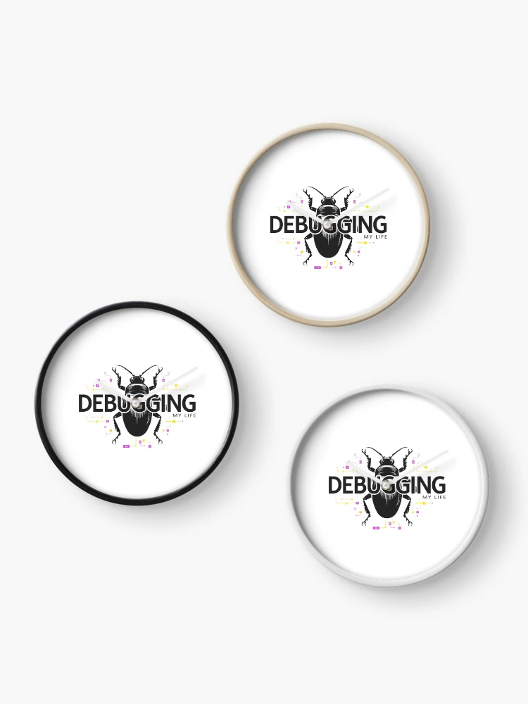 Thumbnail 3 of 4, Clock, Debugging designed and sold by TheSweetStack.
