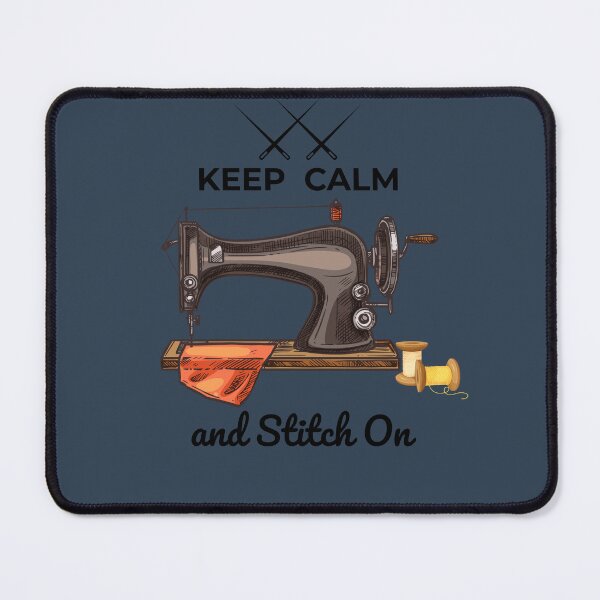 Item preview, Keep Calm and Stitch On – Sewing Lover T-Shirt designed and sold by HooptownRV.