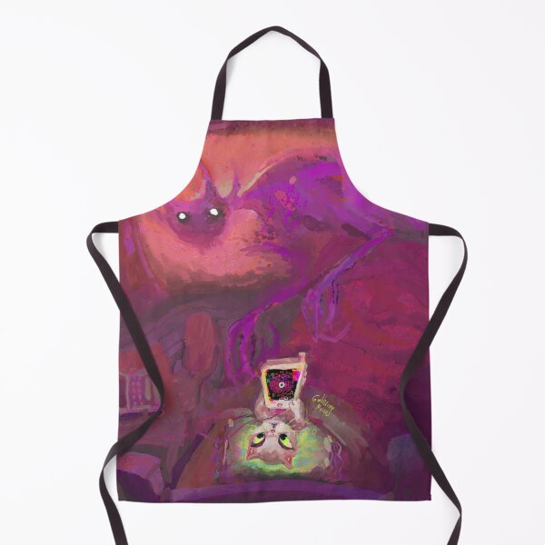 Item preview, The kitten should be sleeping, but she's researching occultism. designed and sold by guilhernunes.