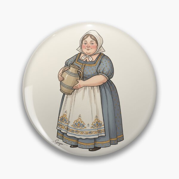 Item preview, The Keeper of the Larder: Lady with a Water Jug designed and sold by Pasteltone.