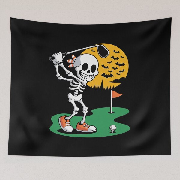 Item preview, Skeleton Golf Halloween Costume Men Woman Boys Kids  designed and sold by lilLilaBatArt.