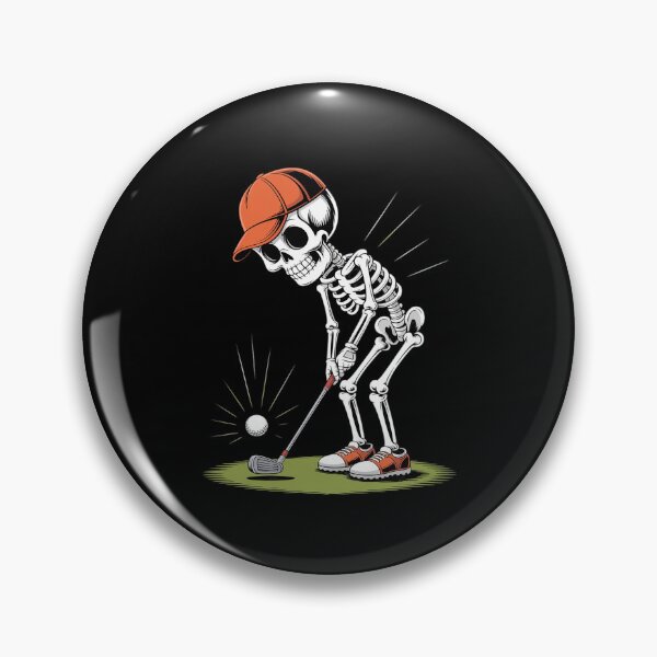 Item preview, Skeleton Golf Halloween Golfer Golf Player Men Dad 1  designed and sold by lilLilaBatArt.