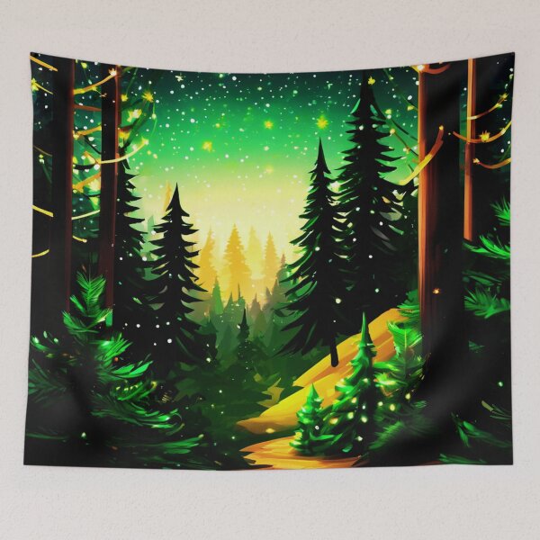 Item preview, Magical Coniferous Forest. designed and sold by Zofia Sosnecka.