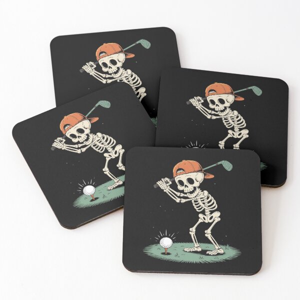 Item preview, Skeleton Golf Halloween Golfer Golf Player Men Dad boy  designed and sold by lilLilaBatArt.
