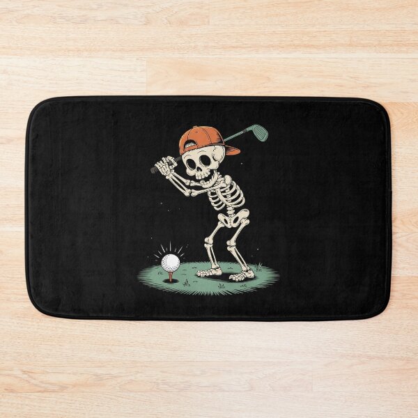 Item preview, Skeleton Golf Halloween Golfer Golf Player Men Dad boy designed and sold by lilLilaBatArt.