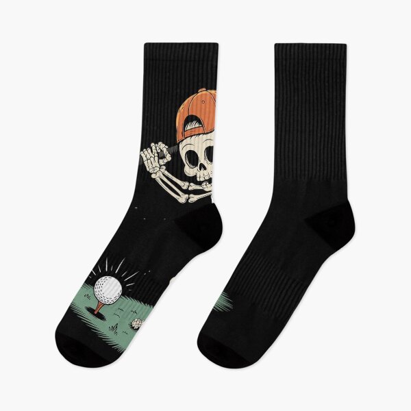 Item preview, Skeleton Golf Halloween Golfer Golf Player Men Dad boy  designed and sold by lilLilaBatArt.