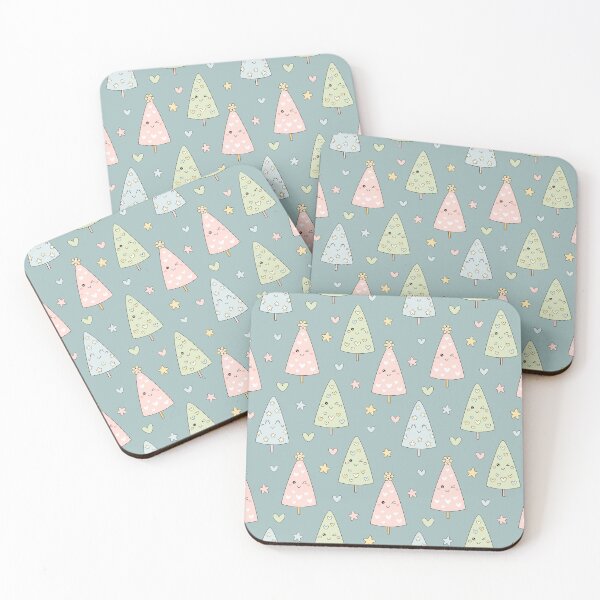 Item preview, Kawaii Christmas Tree Pattern  designed and sold by Julza Art.