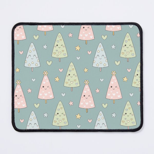 Item preview, Kawaii Christmas Tree Pattern designed and sold by Julza Art.