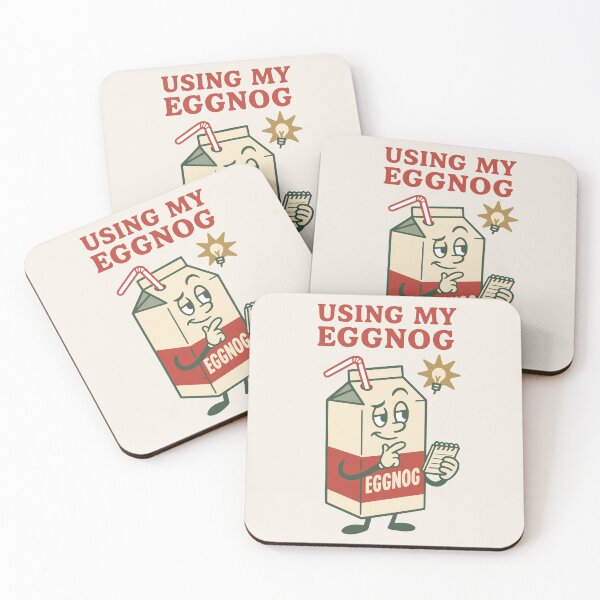 Item preview, Using My Eggnog designed and sold by PrintSmithArt.