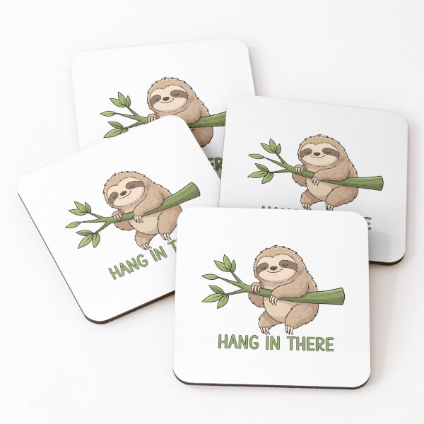 Item preview, Hang In There – Cute Sloth designed and sold by Pattern-Parade.