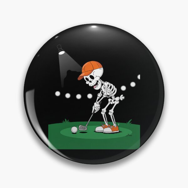 Item preview, Skeleton Golf Halloween Golfer Golf Player Men Dad  designed and sold by lilLilaBatArt.