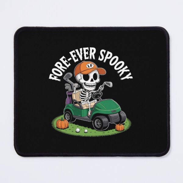 Item preview, Skeleton Golf Halloween Golfer Spooky Pumpkin Skeleton 4  designed and sold by lilLilaBatArt.