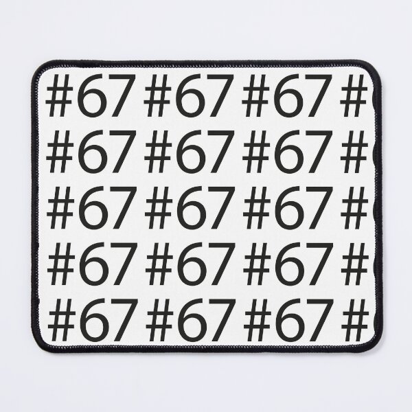 Item preview, #67 Minimalist - Six Seven Viral Meme - Gen Alpha Slang Shirt designed and sold by SiskinArt.