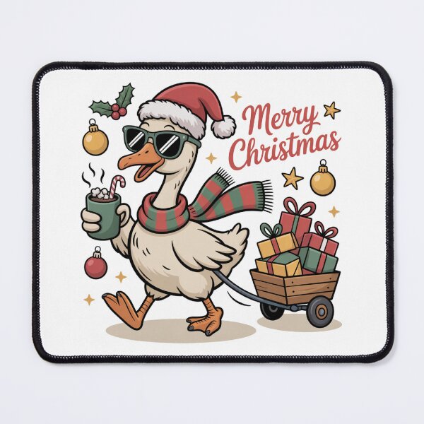 Item preview, Funny Christmas Goose Parade, North Pole Mail Delivery designed and sold by VETRO⭐.