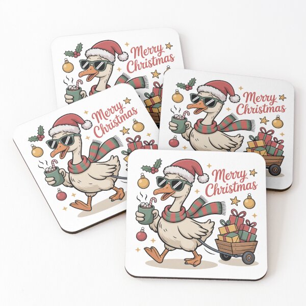 Item preview, Funny Christmas Goose Parade, North Pole Mail Delivery designed and sold by VETRO⭐.