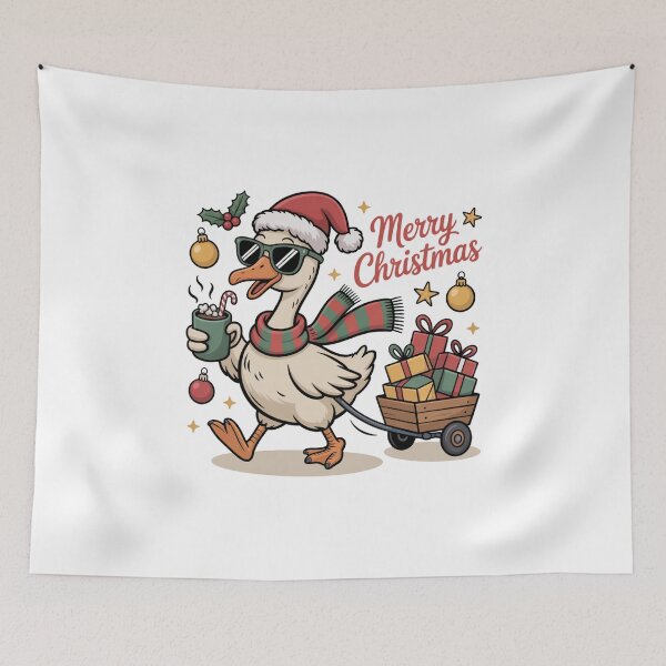 Item preview, Funny Christmas Goose Parade, North Pole Mail Delivery designed and sold by VETRO⭐.