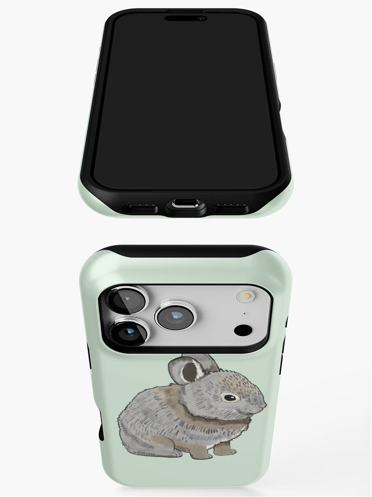 Thumbnail 3 of 4, iPhone Case, Pygmy Rabbit designed and sold by BlueStarArt.